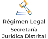 Régimen Legal Secretaría Jurídica Distrital